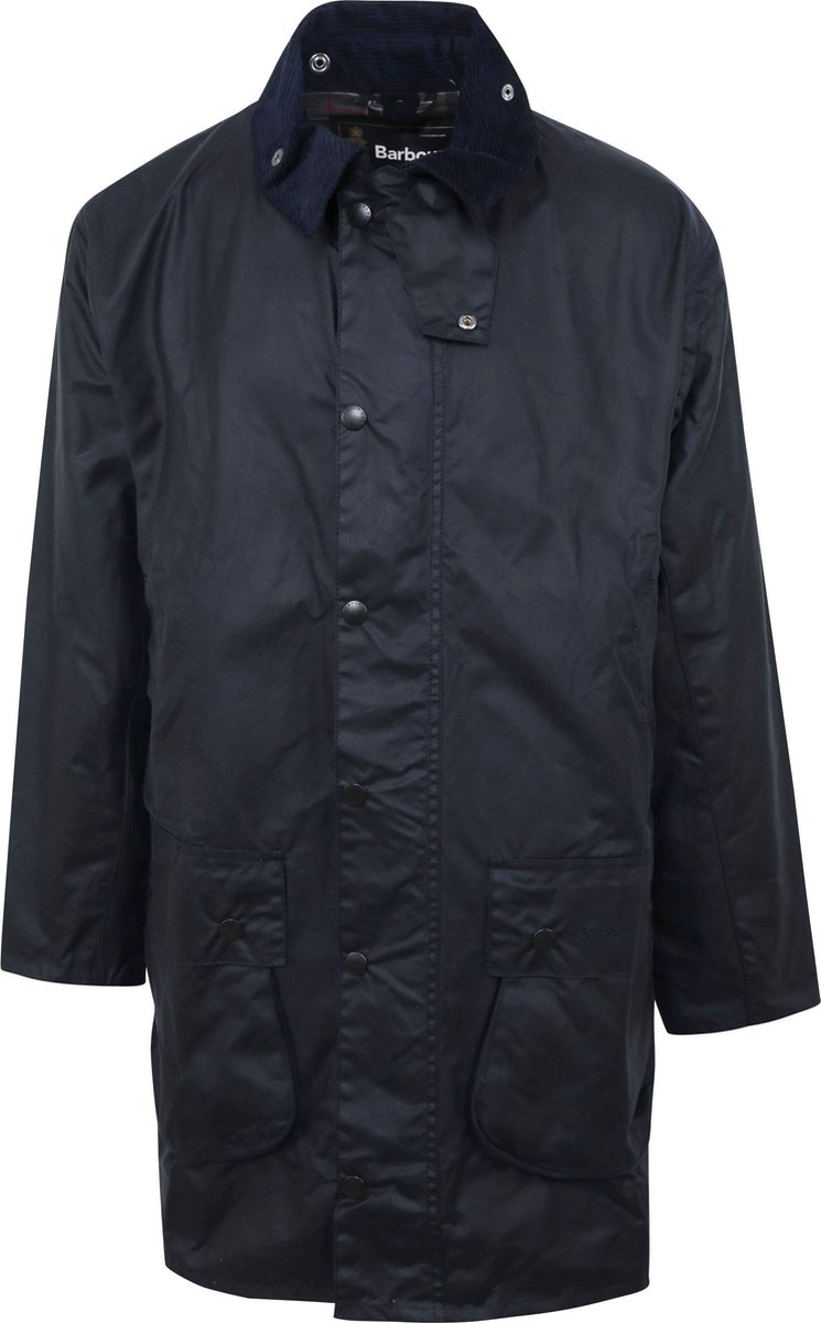 Barbour Border Wax Jas Blauw - Maat 54 - Heren - Wax jassen