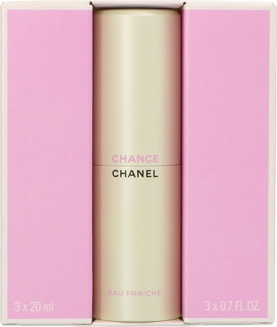Chanel - Chance Eau Fraiche EDT Refillable 3x 20 ml | bol
