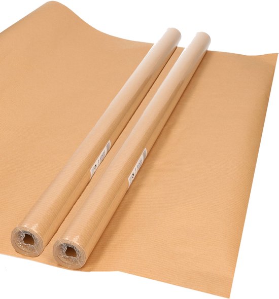 Cadeaupapier/inpakpapier rol - 500 70 cm bruin |