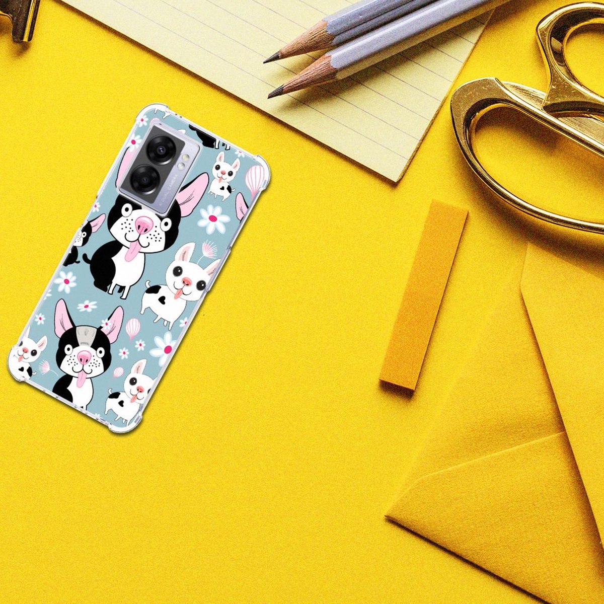 AZNS Oppo A57 / A57s / A77 5G Hoesje Wallet Book Case Kunstleer Zwart