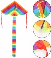 Grote driehoekige regenboogvlieger voor kinderen