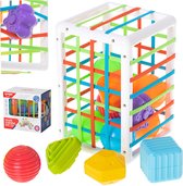 Flexibele kubussorteerder speelgoed plug-in rechthoek