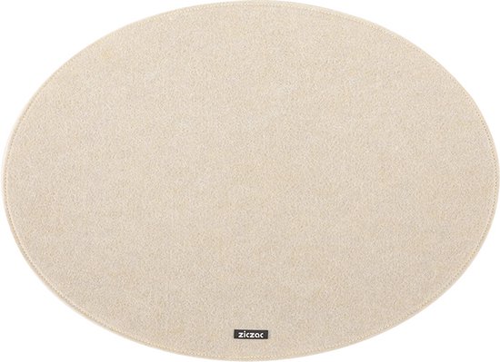 Set de table NUNO, ovale, SET/6, 33x45cm, ivory