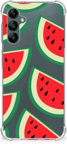 Smartphone hoesje Geschikt voor Samsung Galaxy A14 5G Telefoonhoesje met tekst met transparante rand Watermelons