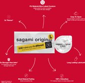 Sagami Original latexvrij condooms - L-size - 6 stuks