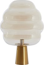 Light & Living Tafellamp Misty - 45cm - Amber/Goud