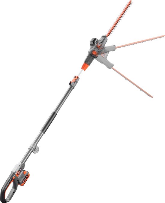 Telescopische accu heggenschaar - FUXTEC FX-E1HH20 - 20V 25cm blad - Set 2Ah accu en 1A lader van FUXTEC — afbeelding 3
