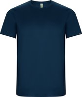 T-shirt de sport ECO unisexe bleu foncé à manches courtes 'Imola' de marque Roly taille 116/8