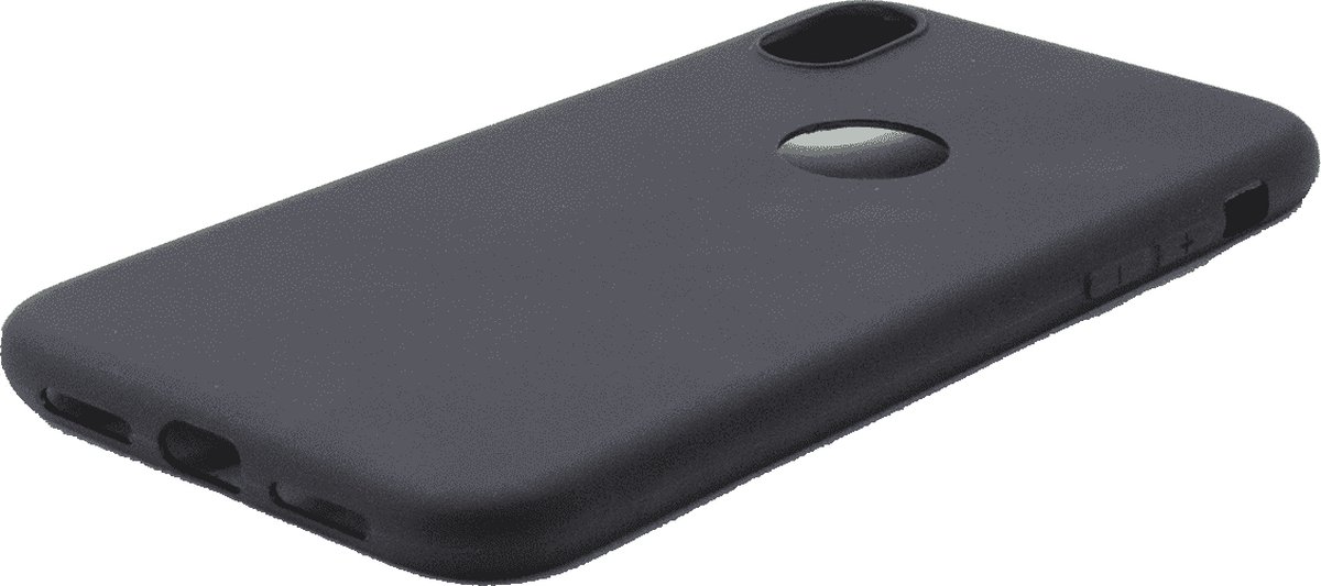 Apple iPhone XR Soft Siliconen Hoesje - Zwart