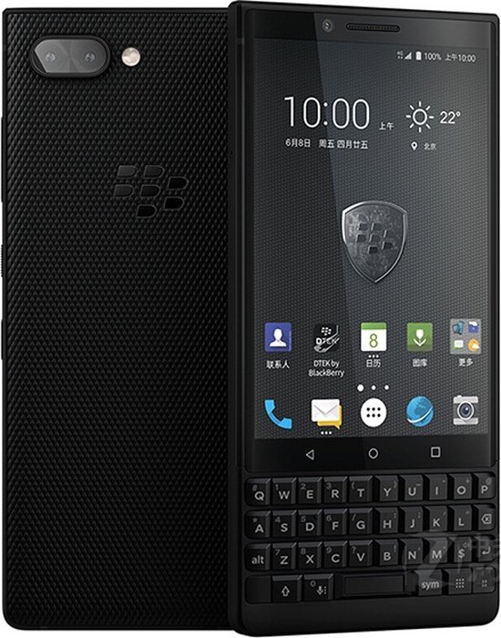 Blackberry KEY2 6 GB + 128 GB enkele kaart zilver