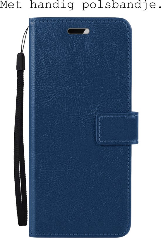 Samsung Galaxy A52 Case Bookcase Cover Flip Case Book Cover - Samsung A52 Case Book Case Case - Bleu Foncé