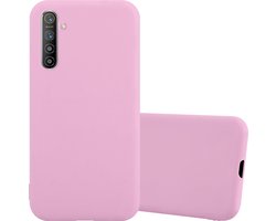 Cadorabo Hoesje geschikt voor Realme X2 / XT / Oppo K5 in CANDY ROZE - Beschermhoes gemaakt van flexibel TPU silicone Case Cover
