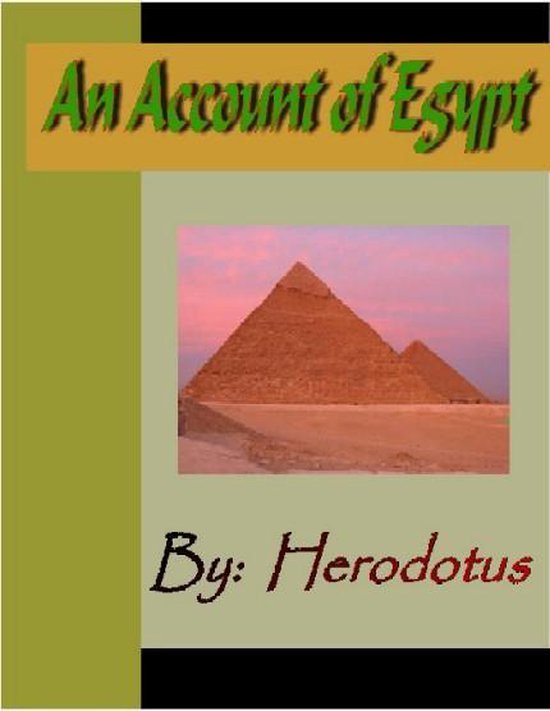 An Account of Egypt - cover