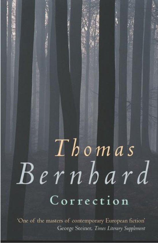 Boek cover Correction van Thomas Bernhard (Paperback)