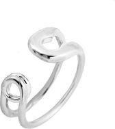 24/7 Jewelry Collection Veiligheidsspeld Ring Verstelbaar - Verstelbare Ring - Zilverkleurig