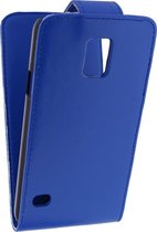 Xccess Leather Flip Case Samsung Galaxy S5 Blue