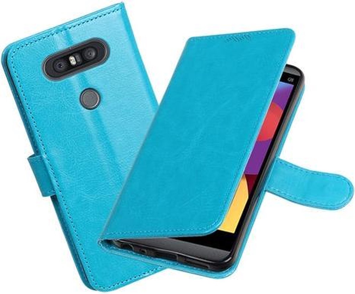 BestCases - Turquoise Portemonnee booktype hoesje LG Q8