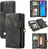 CASEME Huawei P30 Vintage Portemonnee Hoesje - Grijs