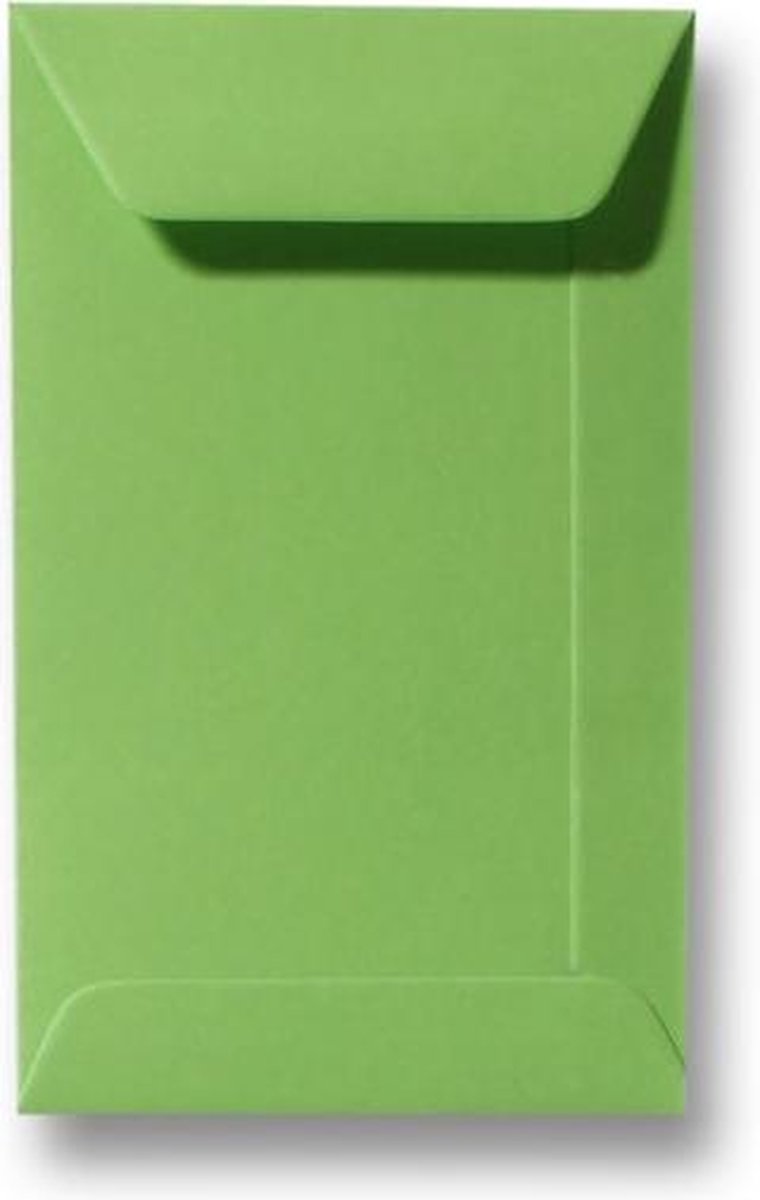 Envelop 6,5 x 10,5 cm Appelgroen 60 stuks