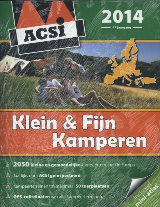 Cover van het boek 'ACSI Klein & Fijn Kamperen Gids 2014'