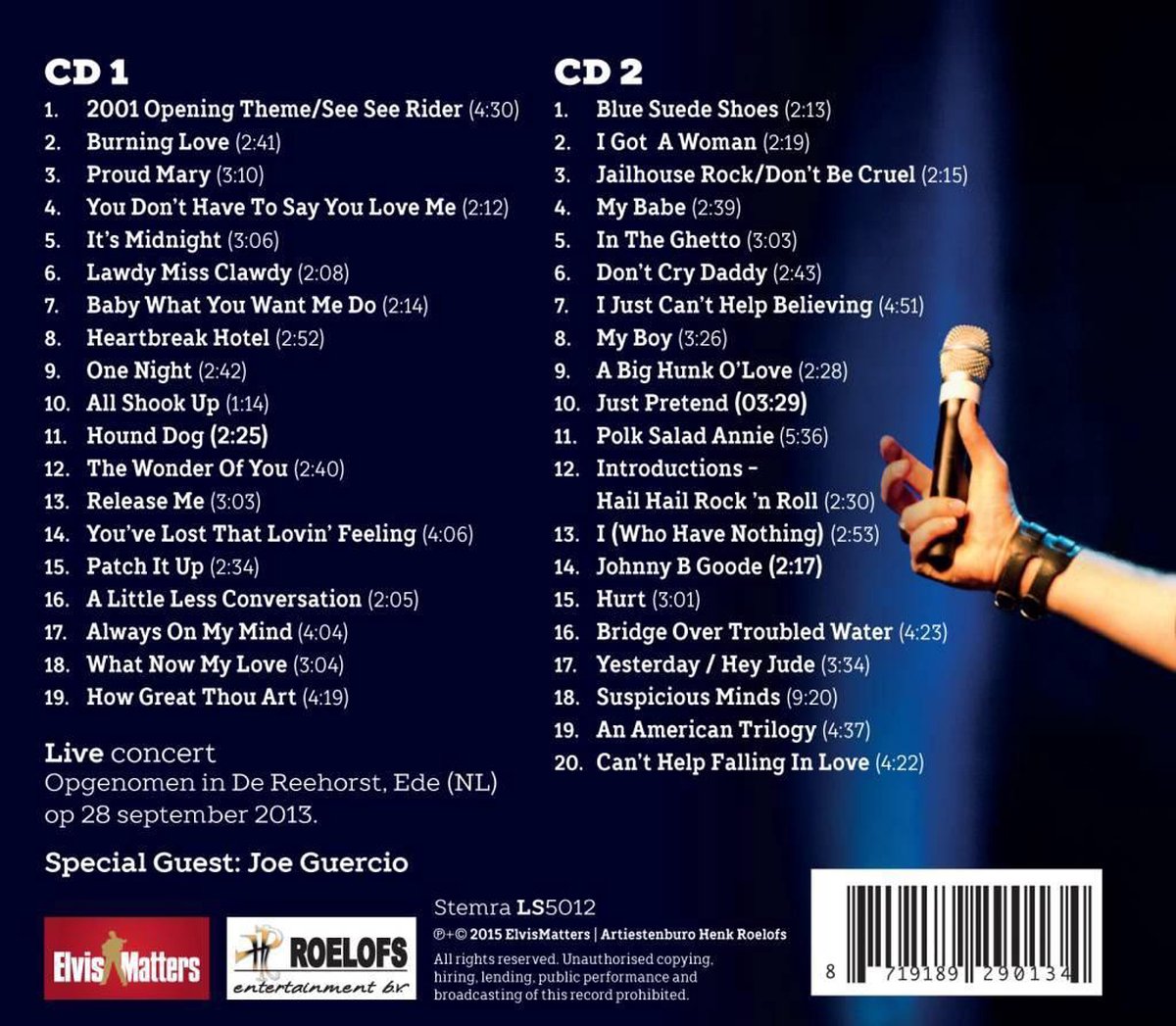 Bouke Rocks Elvis (2CD), Bouke en de ElvisMatters Band CD (album) Muziek bol Bouke Rocks Elvis (2CD), Bouke en de ElvisMatters Band CD (album) Muziek bol