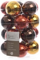 Decoris kerstballen - 20 stuks - 6cm - glas