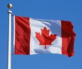 Grote Canadese stormvlag XXL - Vlag van Canada 150 x 250 cm - Internationale vlaggen