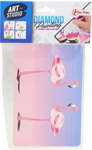 Toi-toys Knutselset Diamond Painting Flamingo 15 X 10 Cm