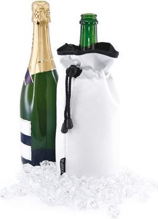 Pulltex Wijnkoeler Cooler bag Wit - Wijn of Champagne koeler | bol