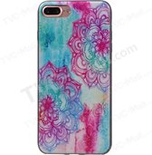 Mandala Tpu sillicone case back cover hoesje Iphone 7 Plus 8 Plus