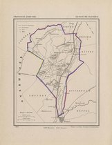 Historische kaart, plattegrond van gemeente Havelte in Drenthe uit 1867 door Kuyper van Kaartcadeau.com