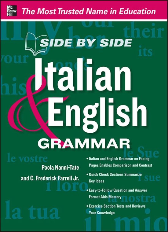 Side by Side Italian and English Grammar - cover