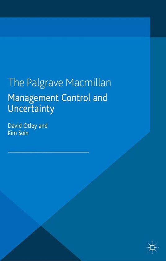 Management Control and Uncertainty - cover