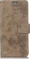 Shop4 - Asus Zenfone Max Pro (M1) Hoesje - Wallet Case Vintage Khaki