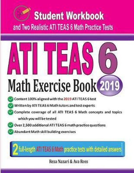 ATI TEAS 6 Math Exercise Book - cover