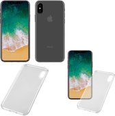Pearlycase® Transparant tpu siliconen backcover Apple iPhone X-Xs hoesje
