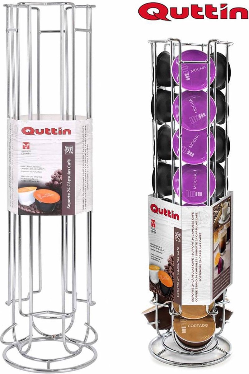 Quttin Capsule Holder - Support pour 24 capsules de café - Pour Dolce Gusto  Cups