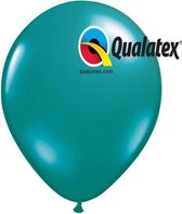 Qualatex Ballonnen Tropical Teal Fashion 30 cm 100 stuks