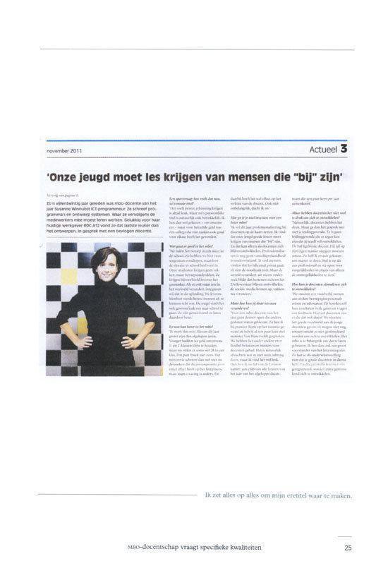 Geef die kennis even door!