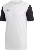 adidas Estro 19  Sportshirt - Maat 164  - Jongens - wit/zwart