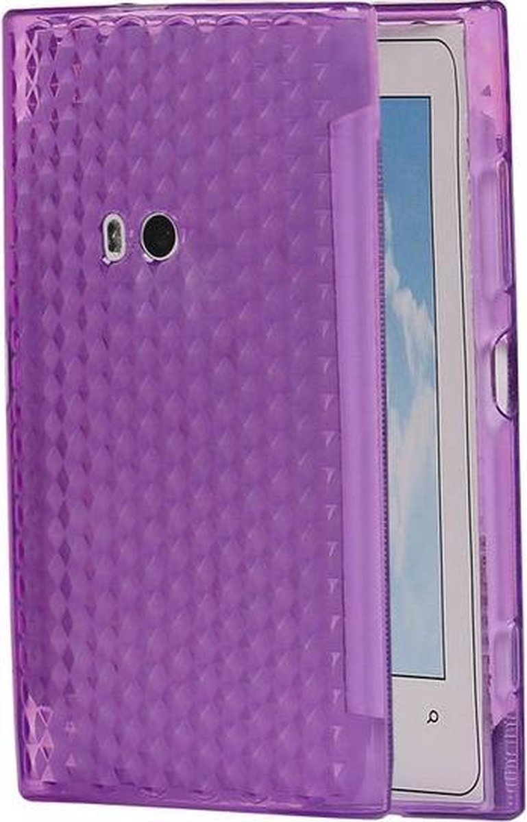BestCases.nl Nokia Lumia 920 Diamant TPU back case hoesje Paars