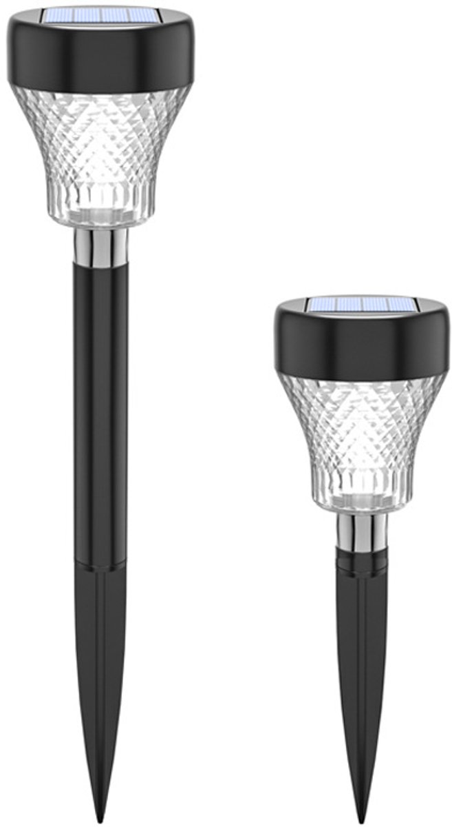 2-pack solar tuinverlichting – IP65 waterdicht – automatisch aan/uit-Belle's product