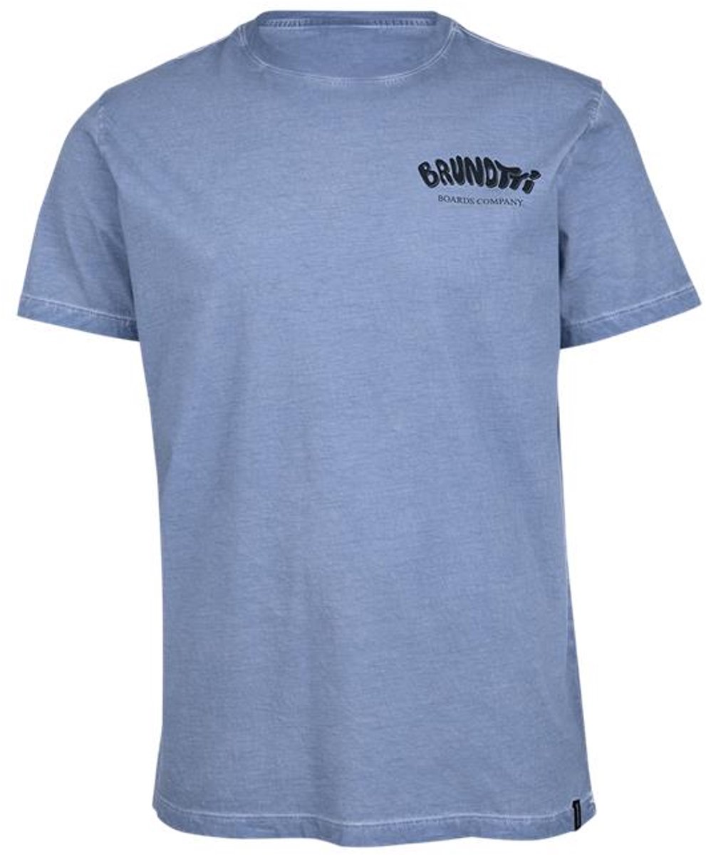 Brunotti Johnian T-Shirt GrayBlue 100% Katoen Regular Fit M Greyblue