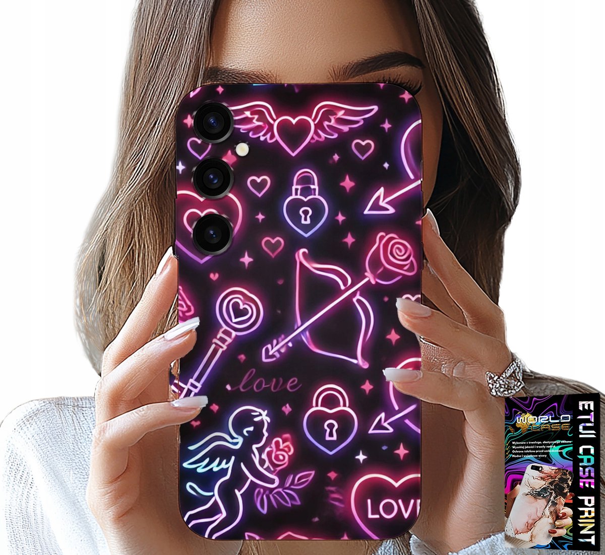 HOESJE VOOR SAMSUNG GALAXY A15 4G - VALENTIJNSDAGHOESJE, LOOT, CUPID, HARTJES