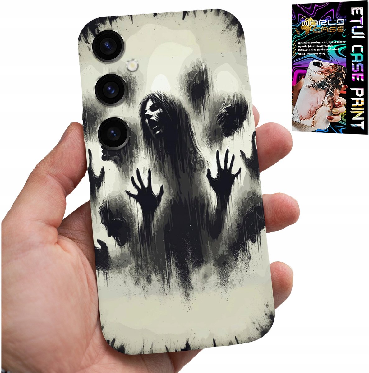 HOESJE VOOR SAMSUNG GALAXY A04S - THE WALKING DEAD ZOMBIE + GLAS