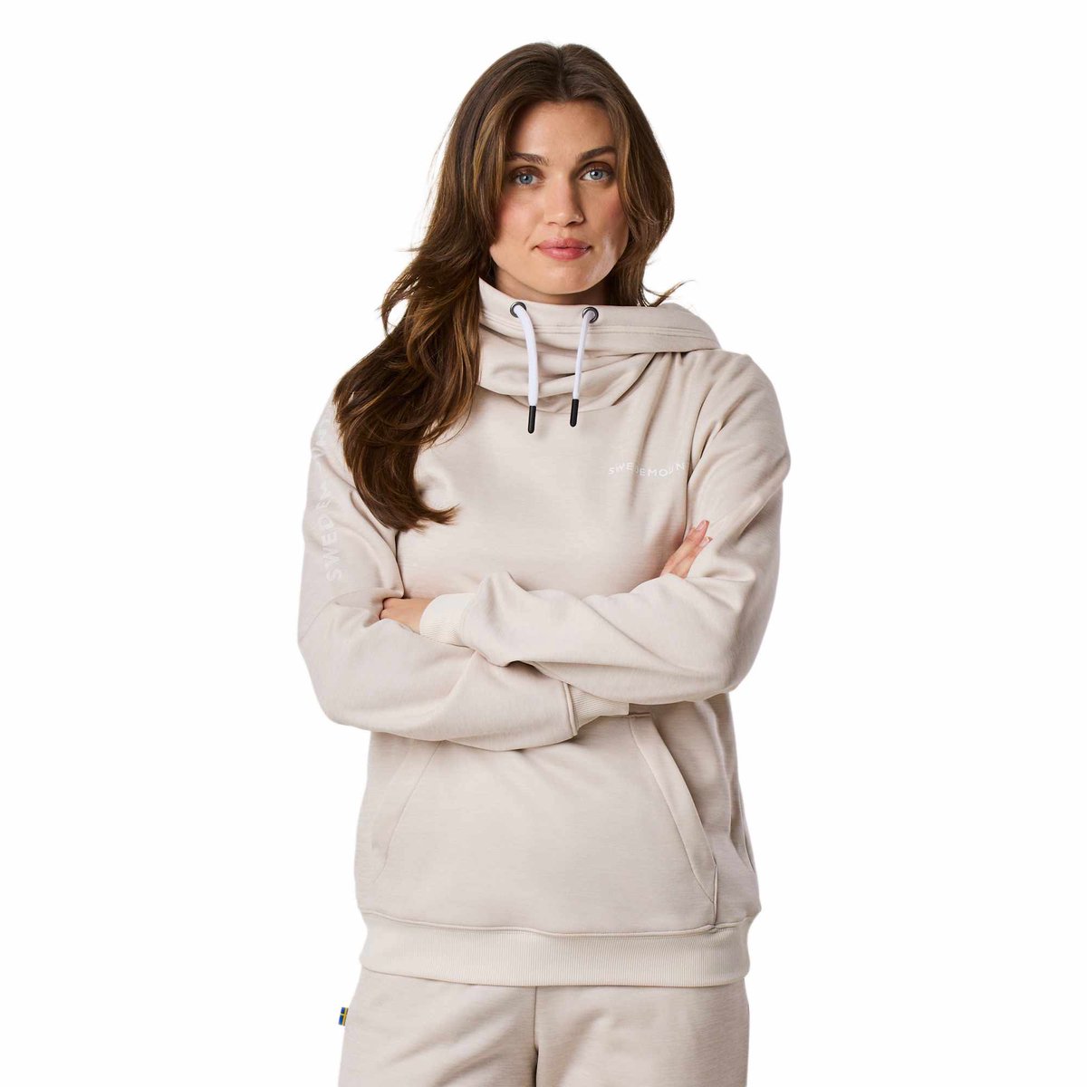Swedemount Training Logo Hood – Trainingssweater dames – Maat 42