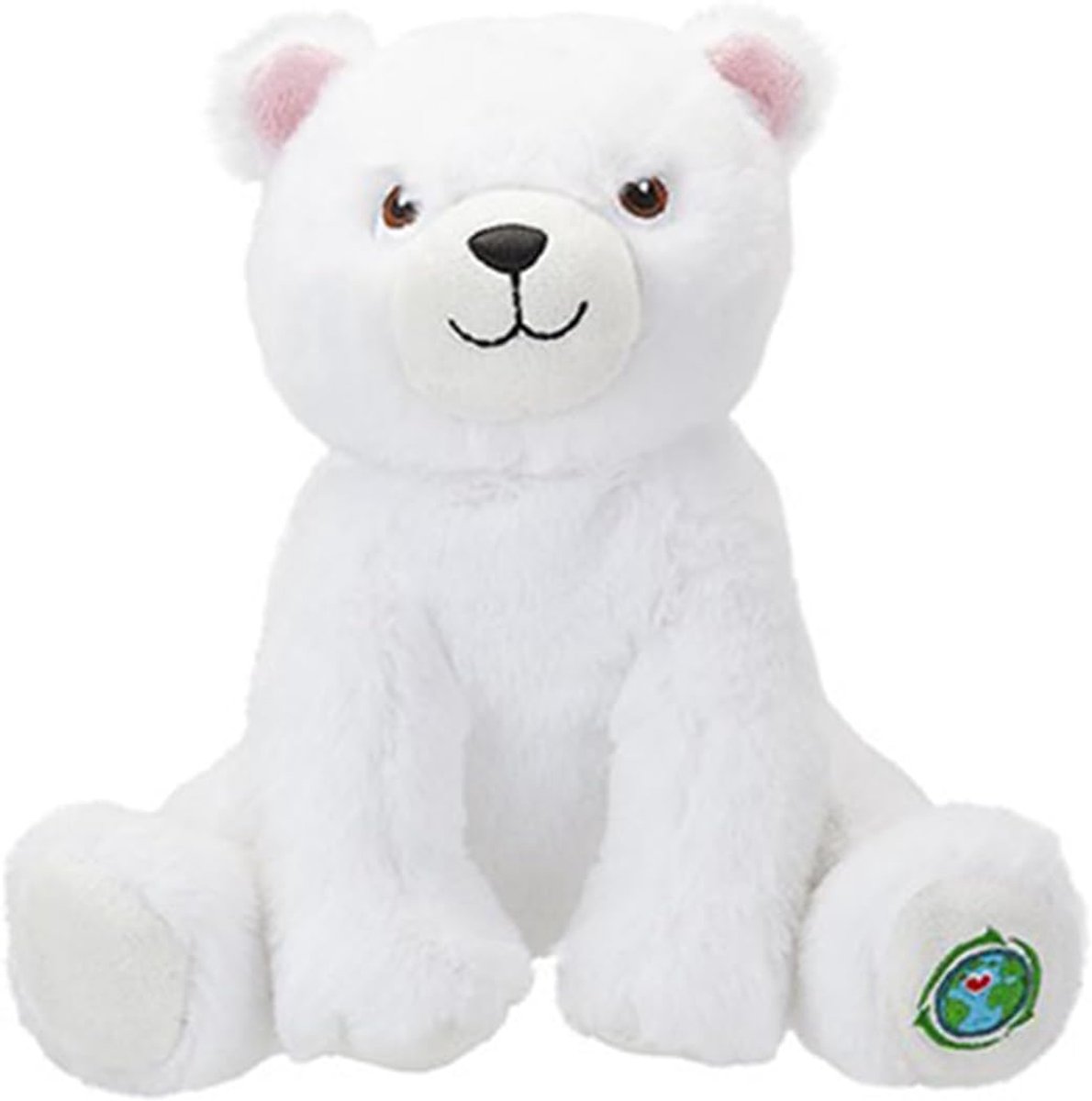 Pluche IJsbeer - Knuffel Beer - Kinderkamer Decoratie - Milieuvriendelijk Materiaal - 30 x 57 x 24 cm - Wit