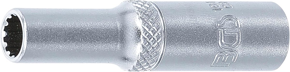 Dopsleutel Inzetstuk - Momentsleutel Bit - Precisie Werk - Gear Lock Profiel - 6 mm