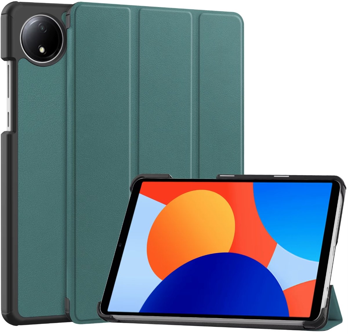 EtuiTab Serie - Tablethoes voor Xiaomi Redmi Pad SE - 8.7 inch - Donkergroen - Wake-up Functie
