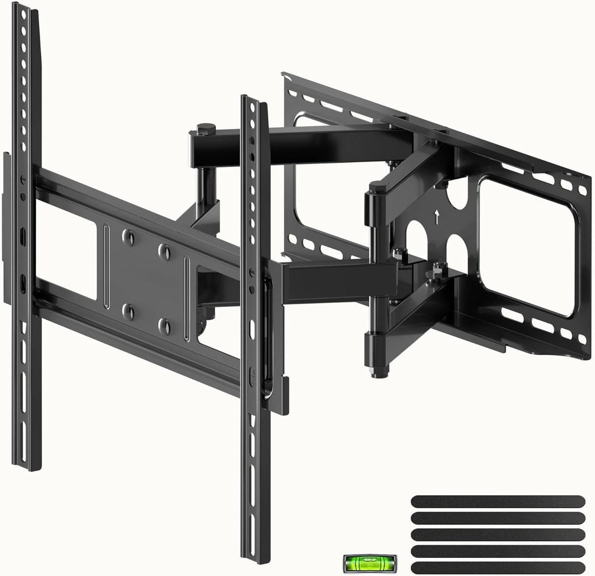 Muurbeugel voor TV's van 23-70 inch - Draai- en kantelbare TV-beugel voor 65 inch met verstelbare uittrekmogelijkheden - MAX VESA 400x400 mm - MA570